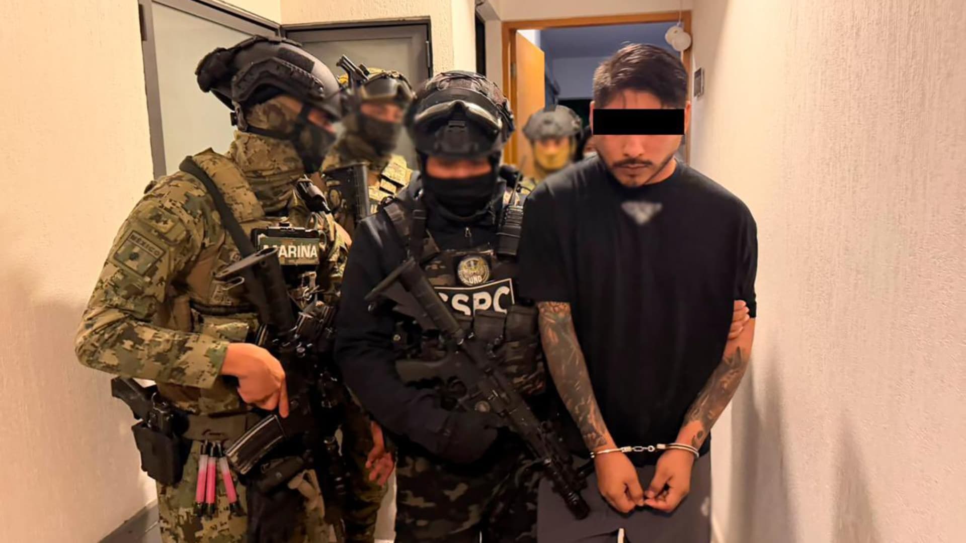 Fuerzas federales detuvieron a Iván 'N', líder de 'Los Cromos', grupo afín al CJNG en Oaxaca