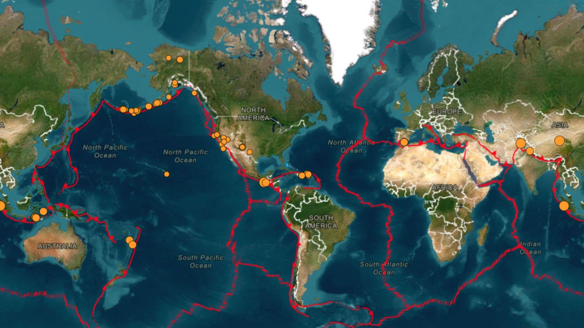 Estos son todos los sismos que se registran al día en el mundo