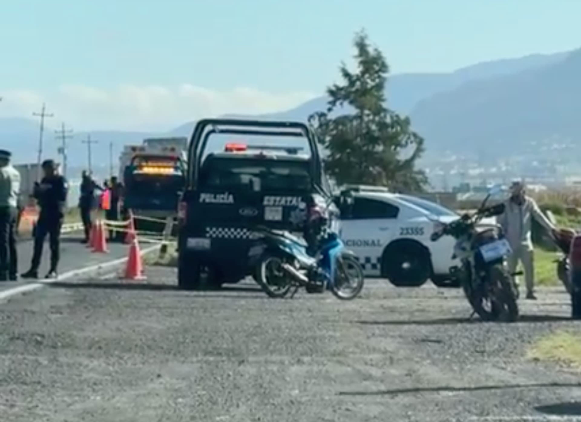 Dos Cuerpos Muertos Embolsados Colonia La Cañada Carretera Apan Calpulalpan Tlaxcala