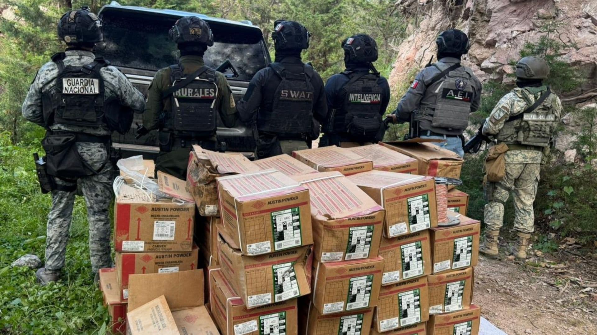 Todo el material quedó bajo resguardo policial