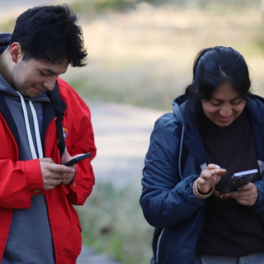 Personas revisando sus celulares