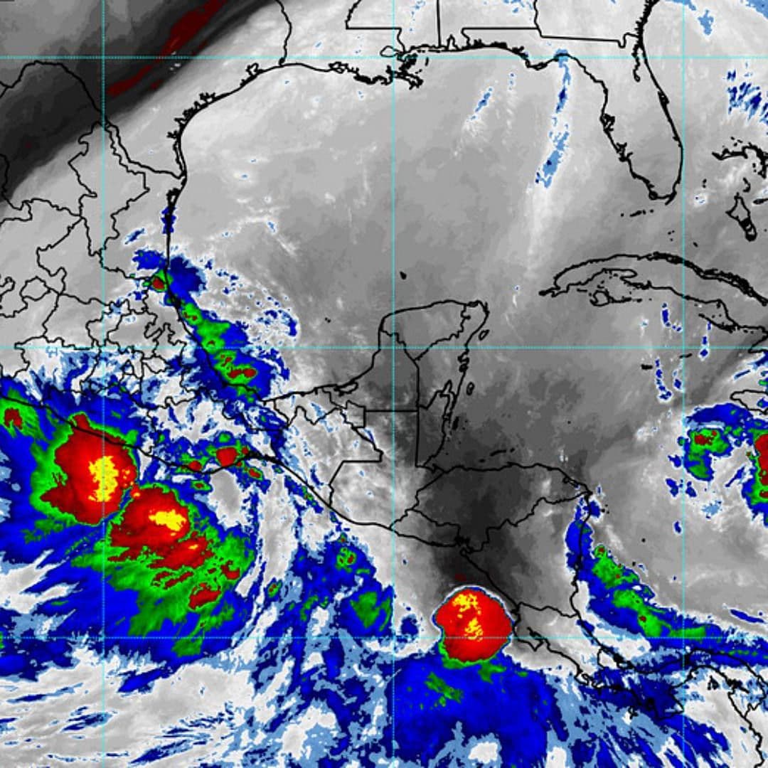 Depresión tropical Tres-E en el Océano Pacífico