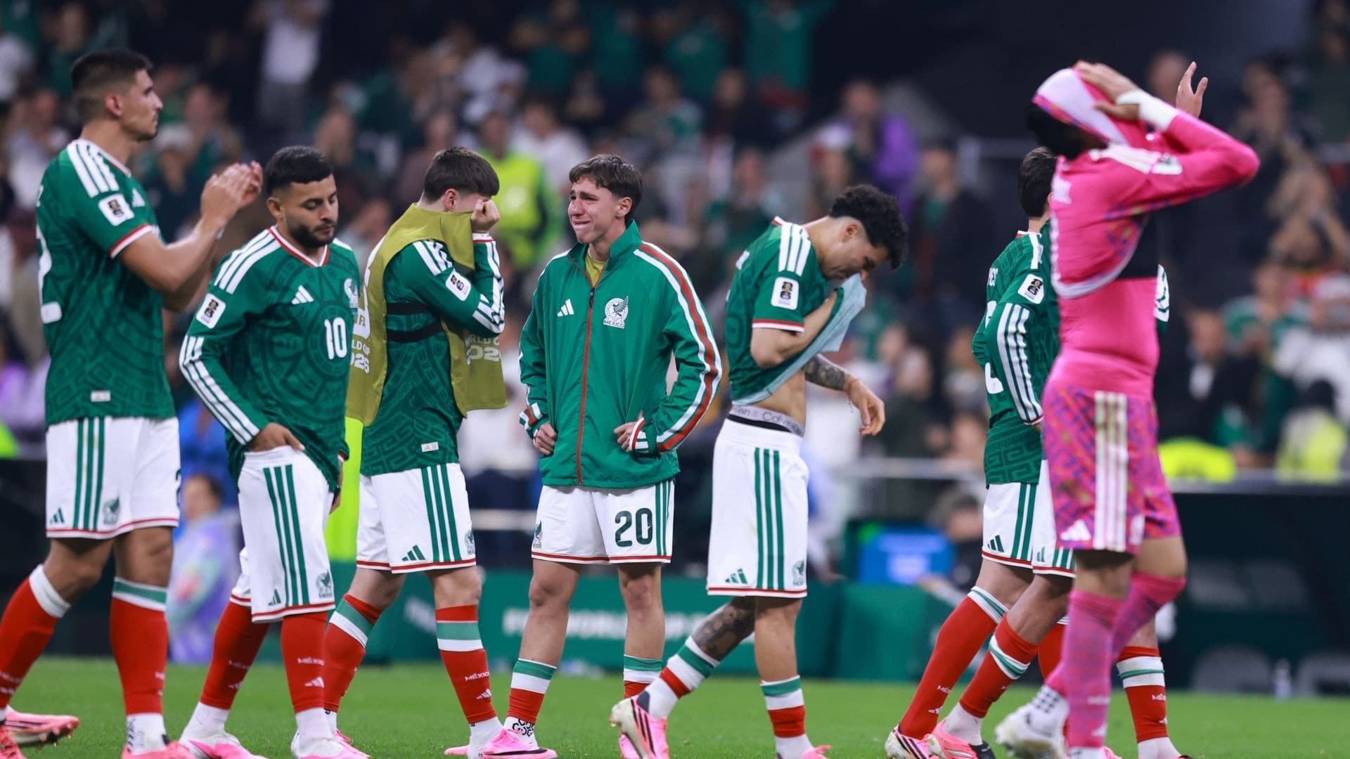 Selección Mexicana luego de derrota contra Inglaterra