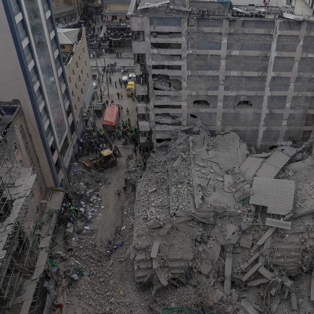 Derrumbe de edificio en Nairobi