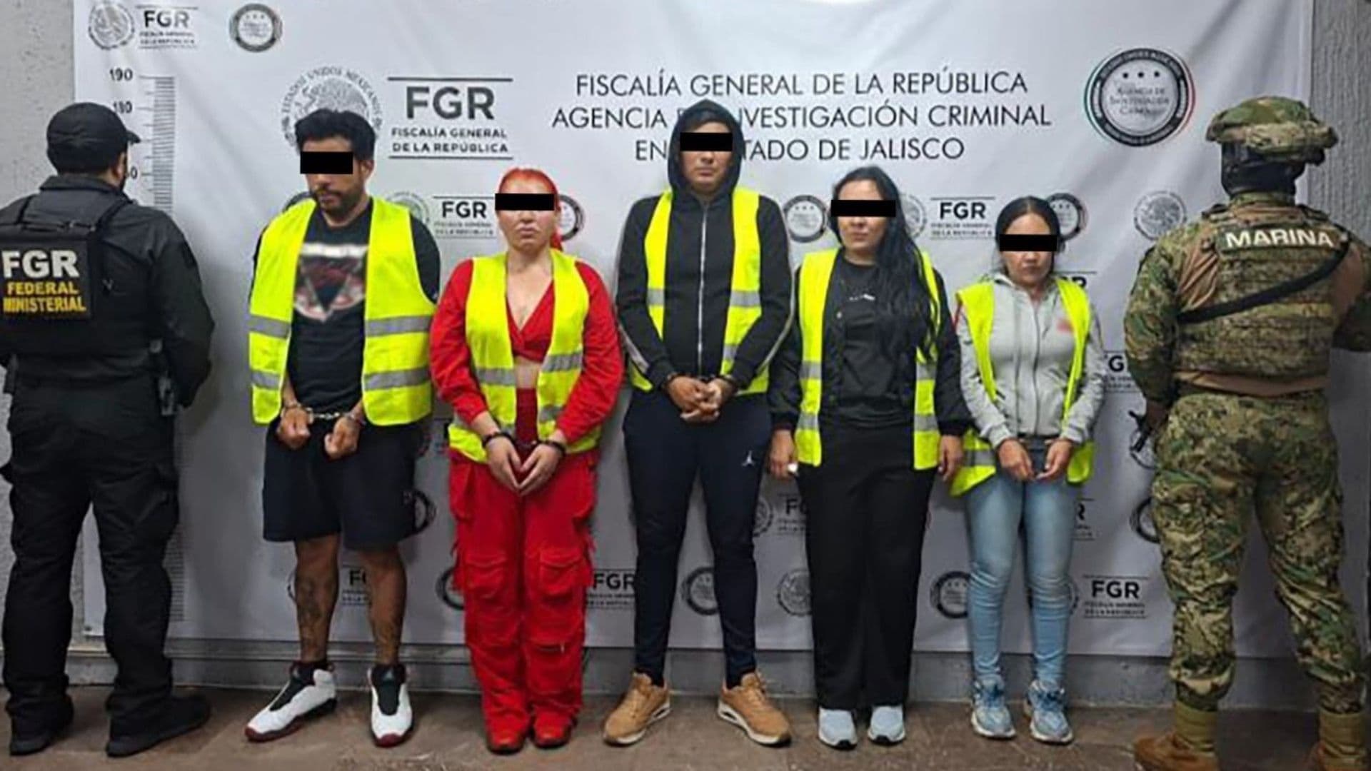 Detención de integrantes de La Nueva Empresa, en Jalisco