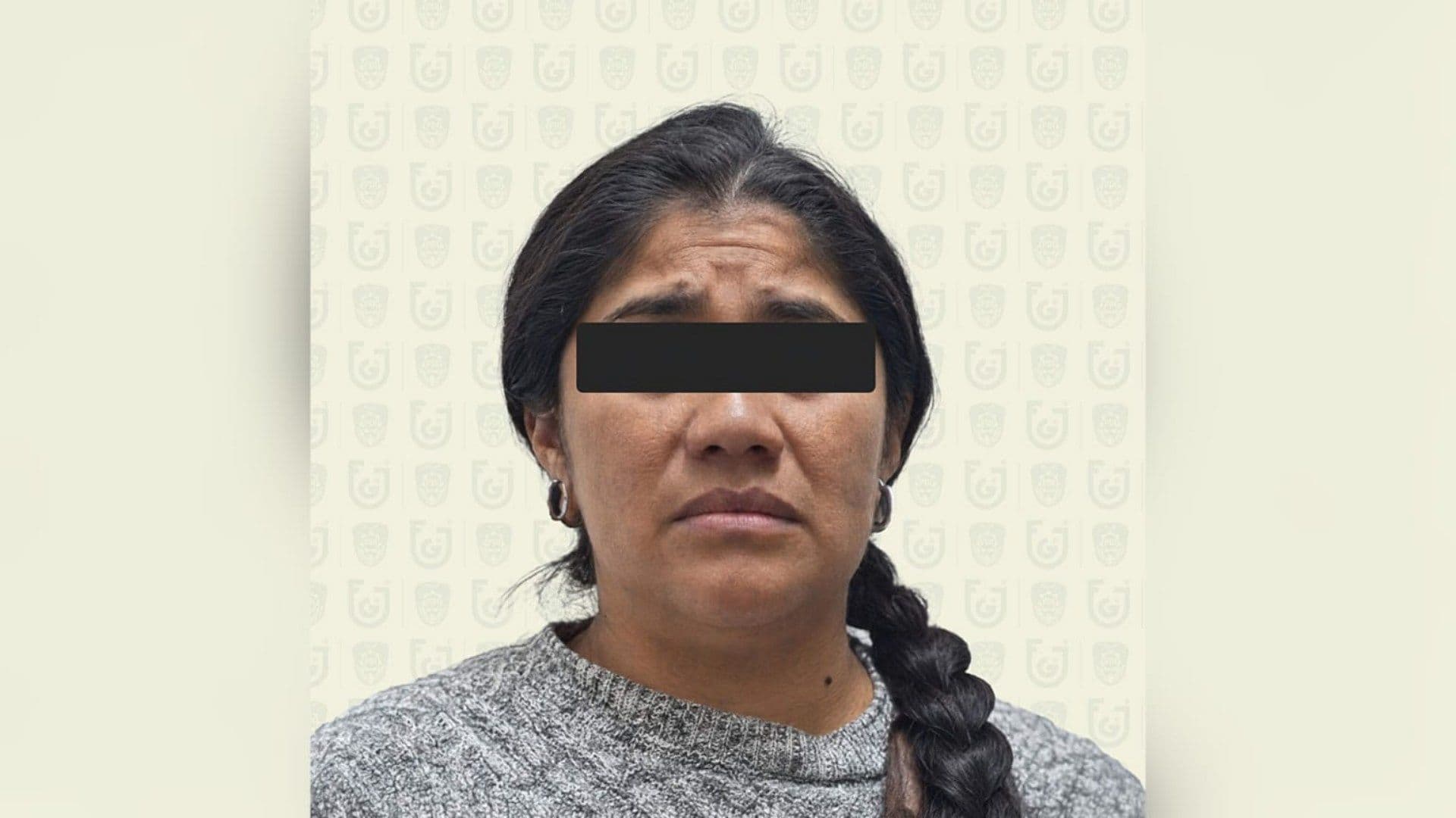Mujer detenida por falso secuestro en Ciudad de México. Foto: SSC