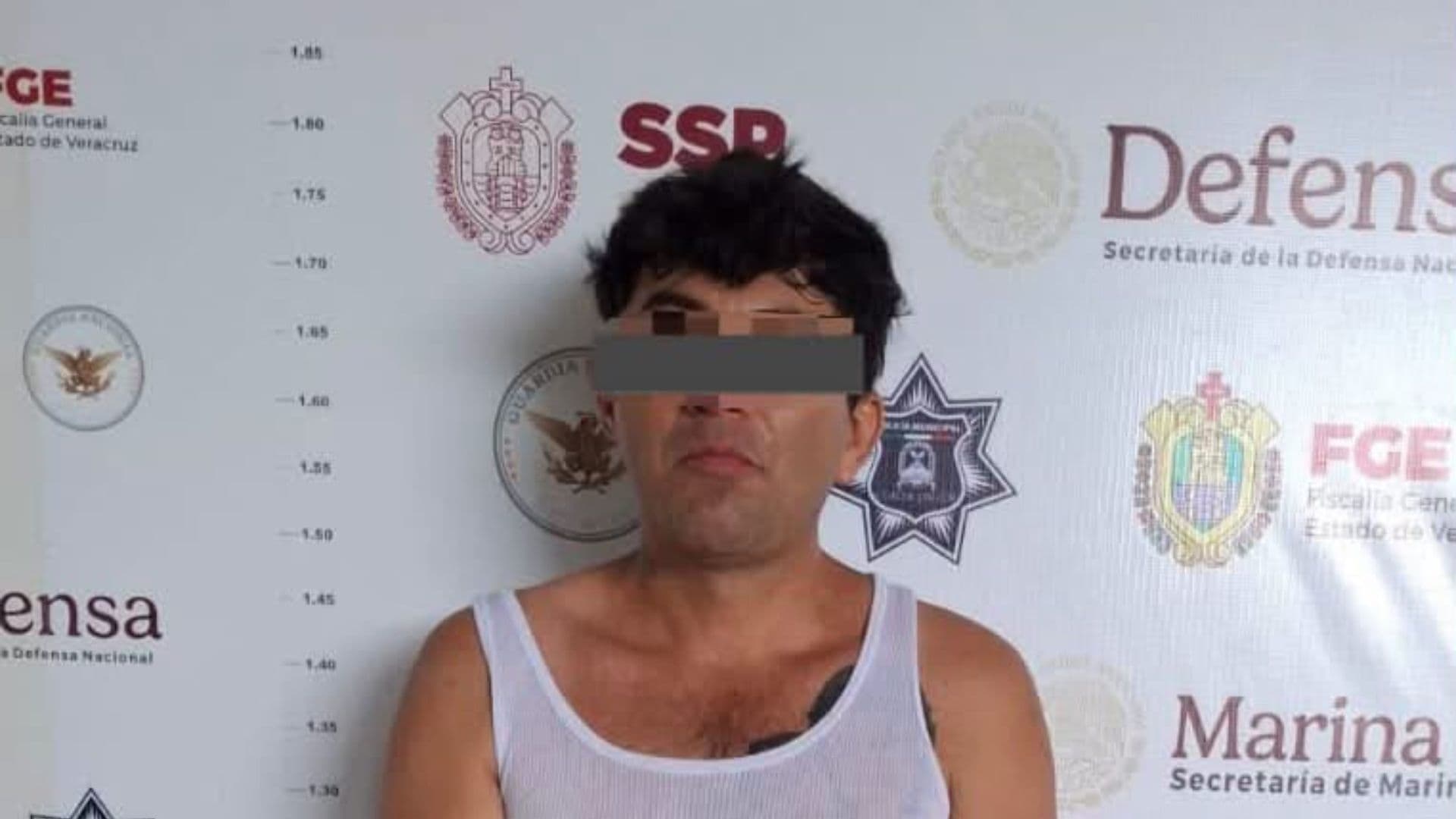 Fue detenido por el delito de extorsión en Coatzacoalcos. Foto: Policía Municipal de Coatzacoalcos
