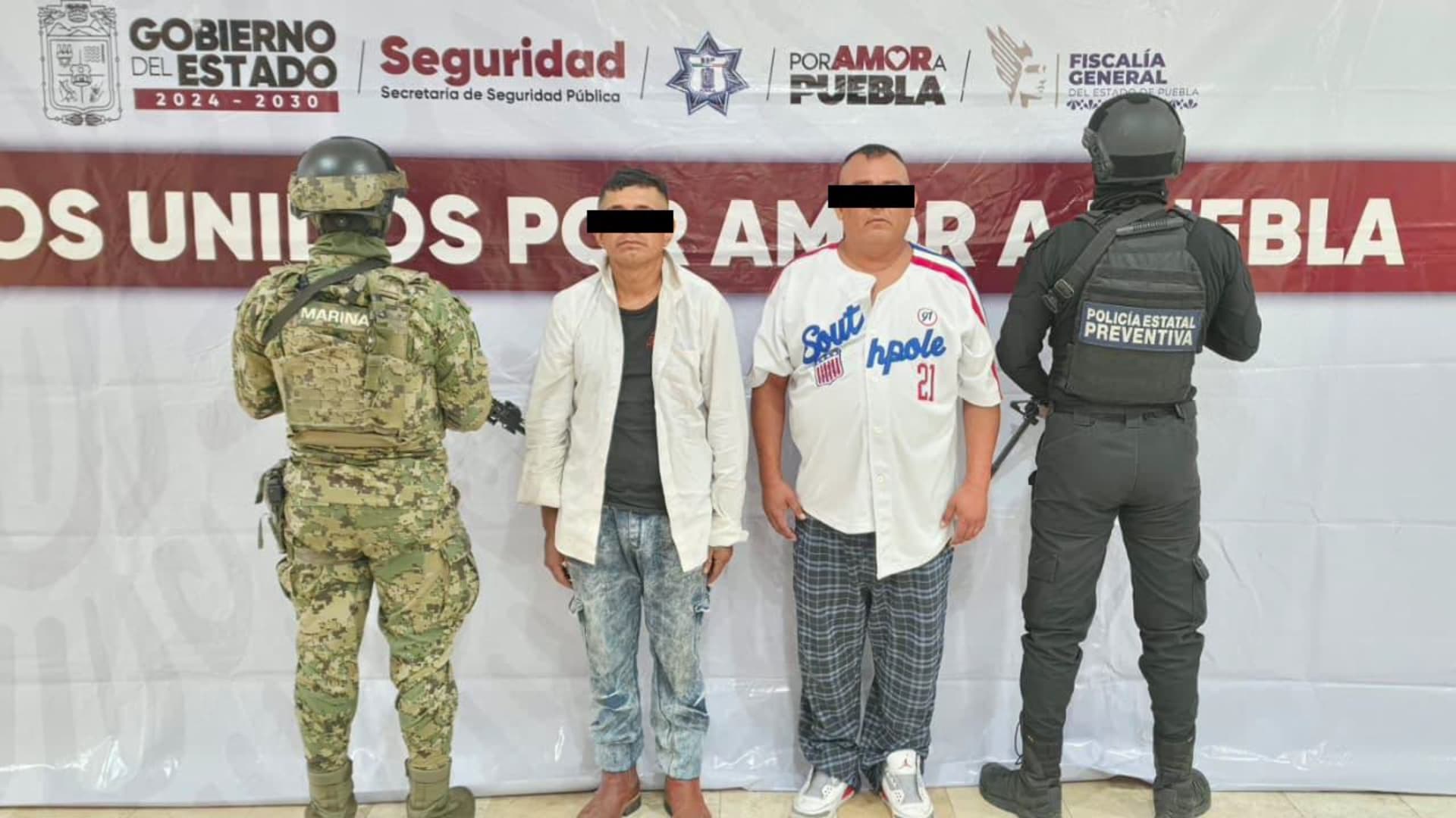 Detenido Norberto N Líder Grupo Delictivo Los Pelones Extorsión Narcomenudeo Chietla Puebla