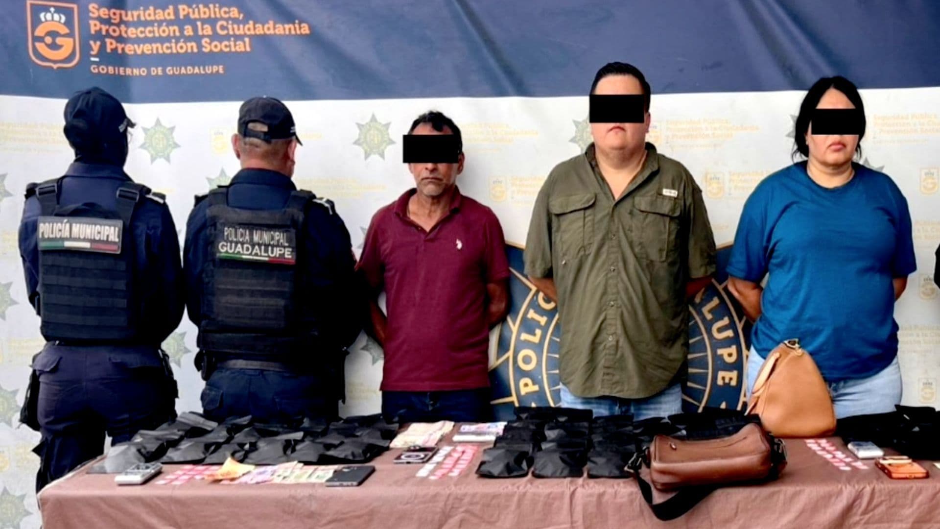 Detenidos en Guadalupe con drogas y por presunto homicidio