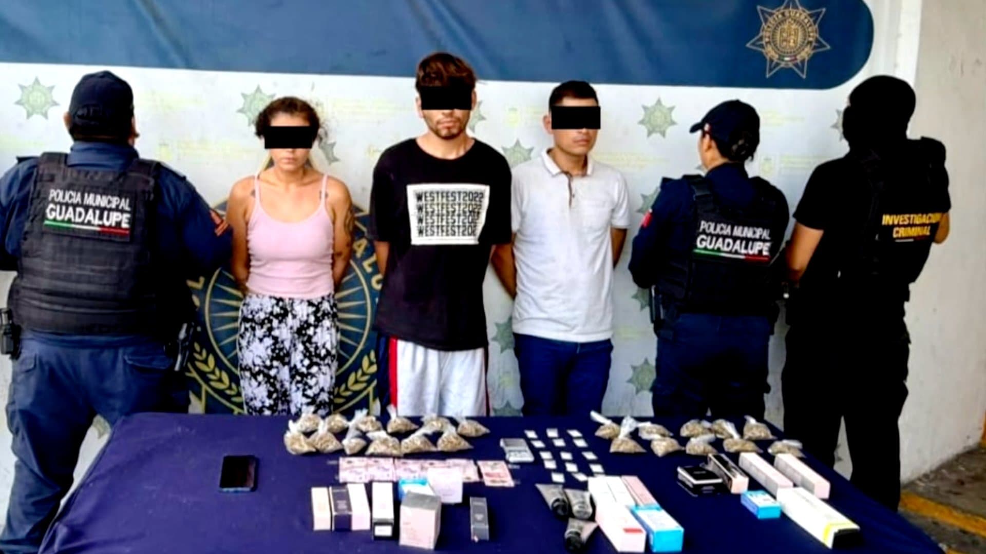Detenidos por robos en Guadalupe