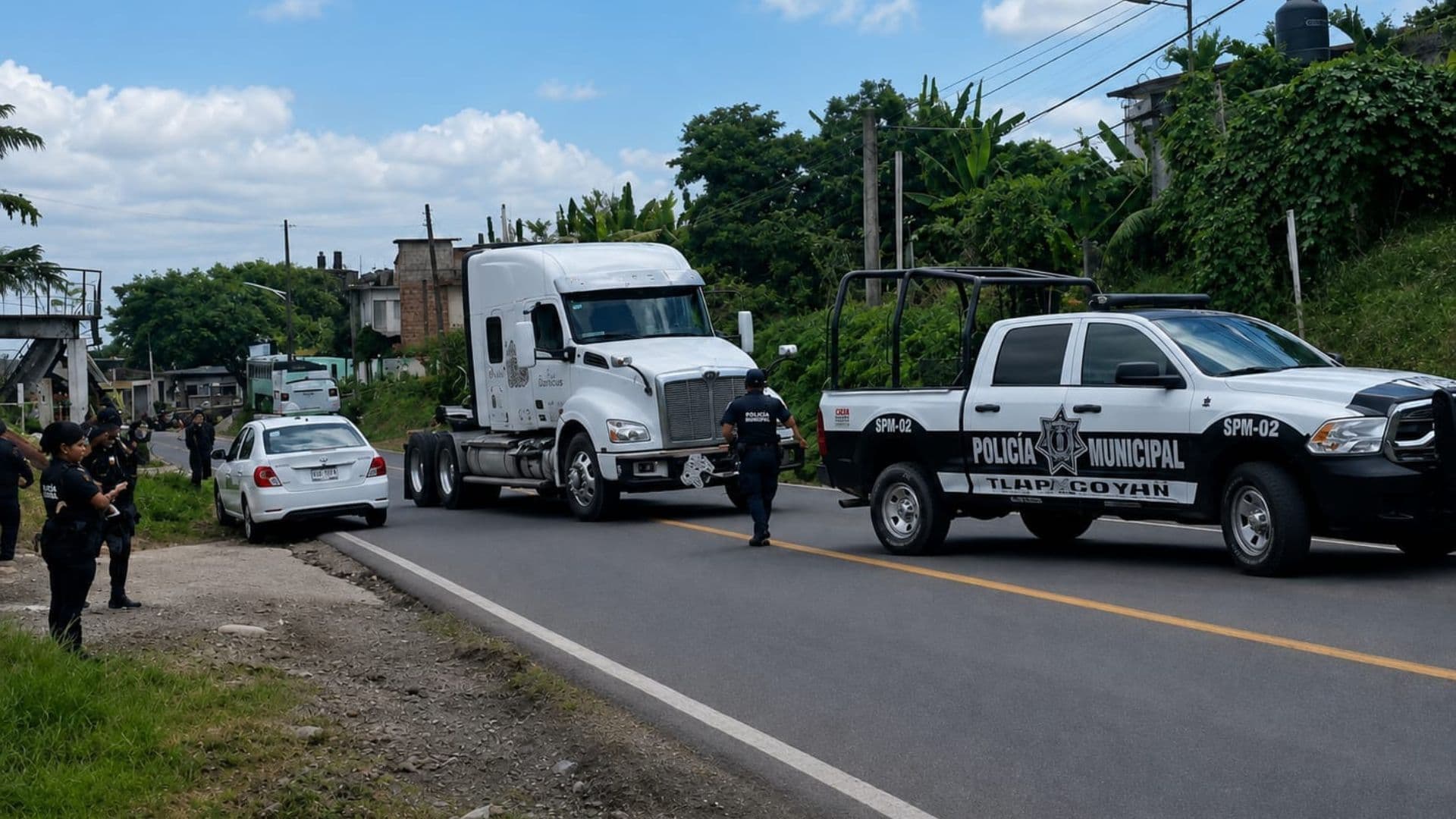 Detienen a Presunto Robacamiones en Tlapacoyan, al Norte de Veracruz