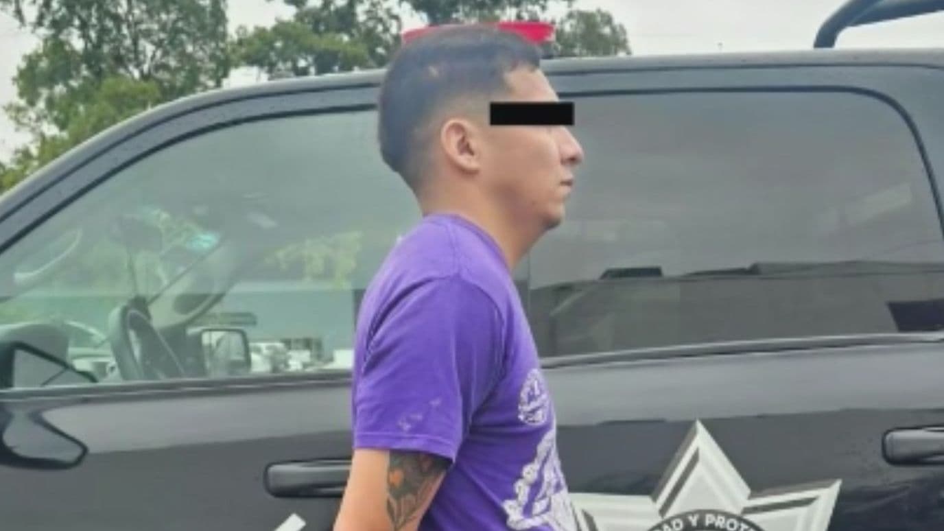 Detienen a hombre por portar droga