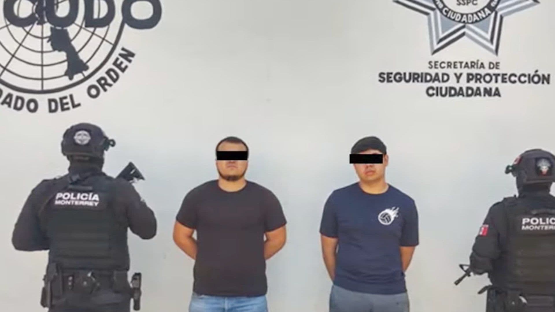 Jovenes detenidos