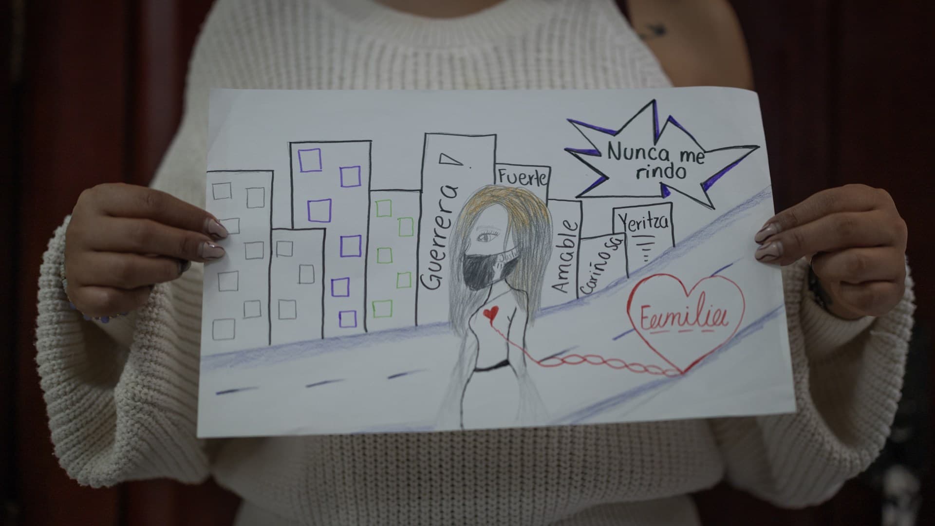Su familia y amigas son quienes le han brindado cariño y protección. Foto: N+