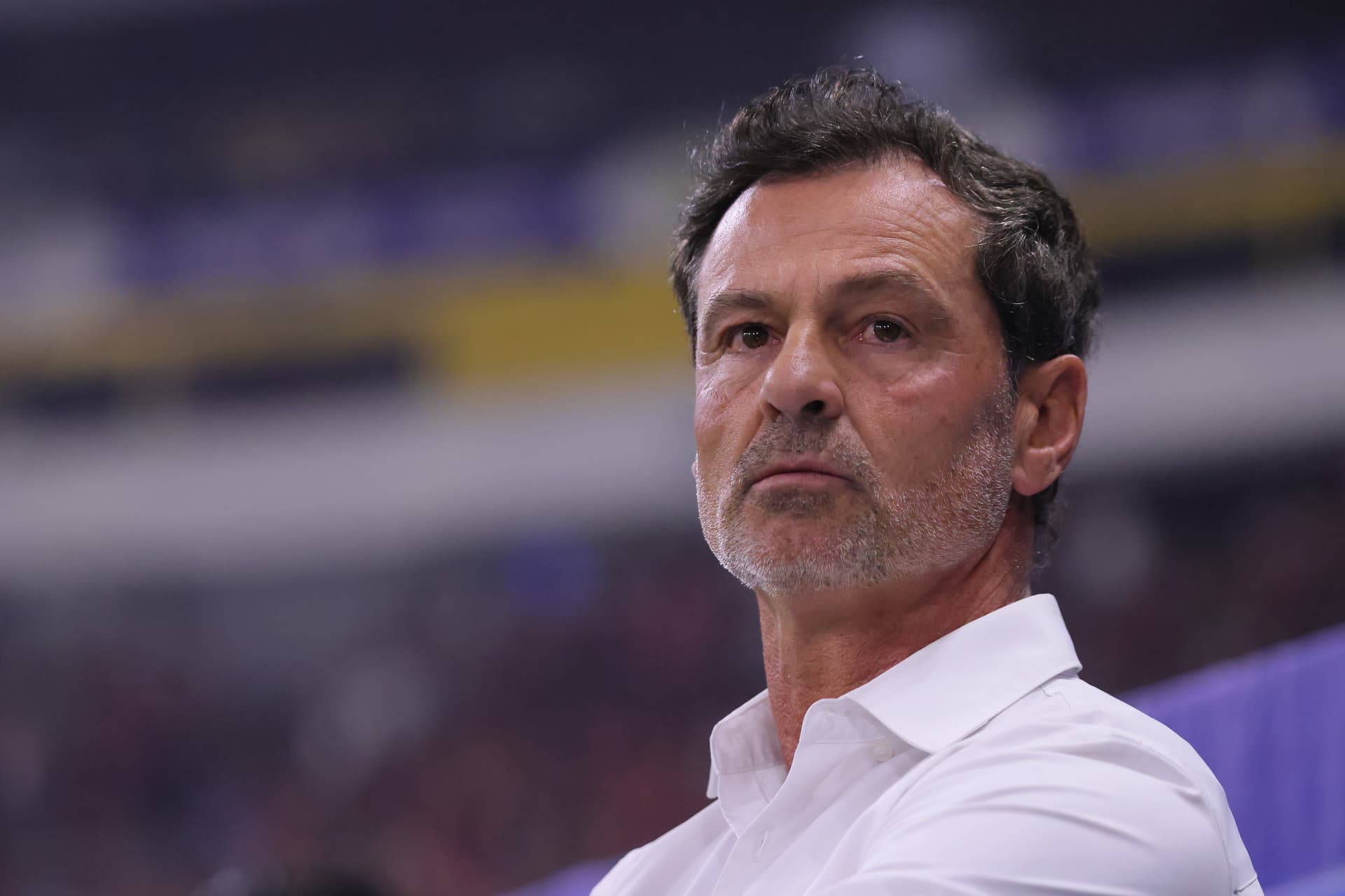 Diego Cocca durante un partido de Liga MX