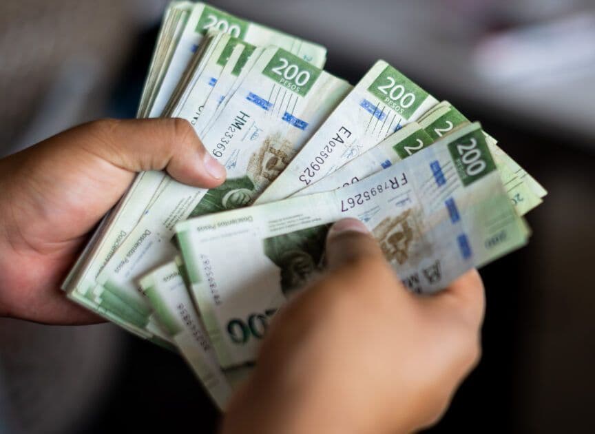 Billetes de 200 pesos