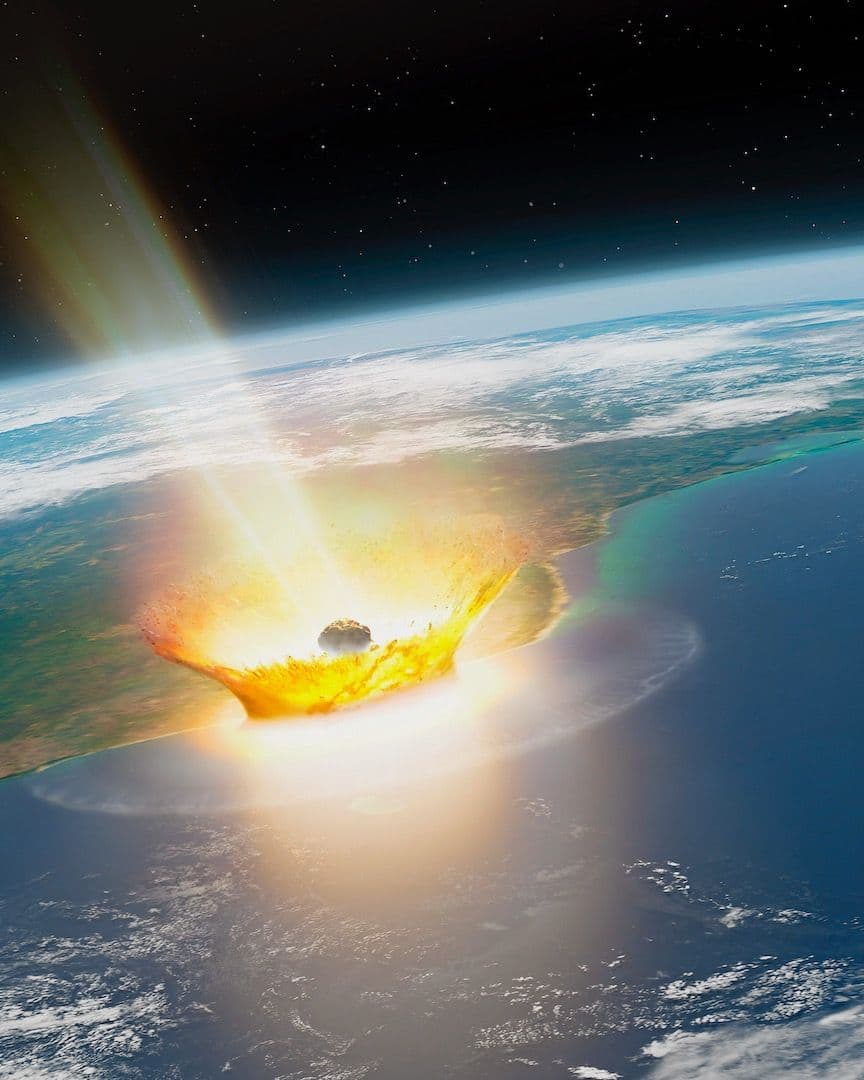 Impacto de asteroide en Chicxulub, Yucatán