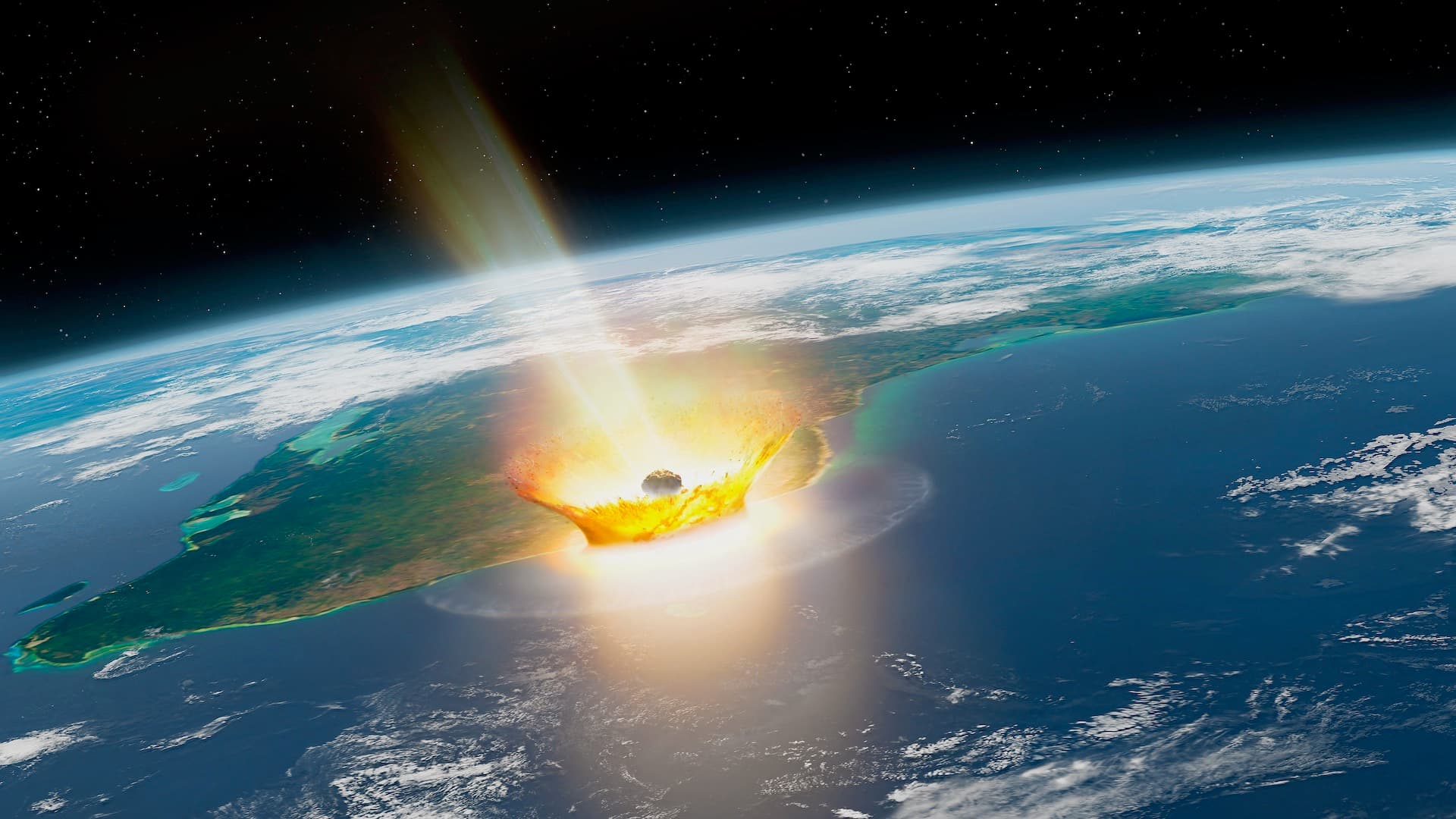Impacto de asteroide en Chicxulub, Yucatán