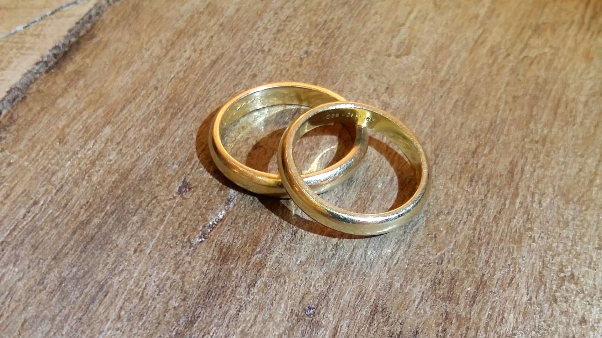 Anillos de boda.