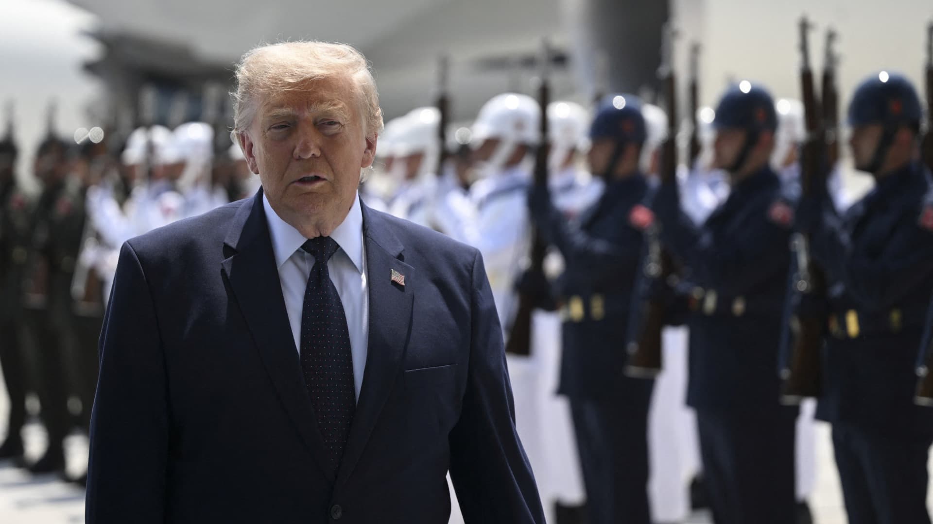 Donald Trump, presidente de EUA, en Turquía