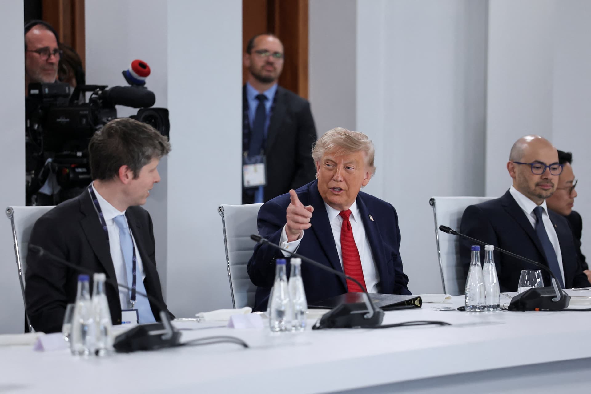 Donald Trump en la cumbre del G7 el 17 de junio 2026