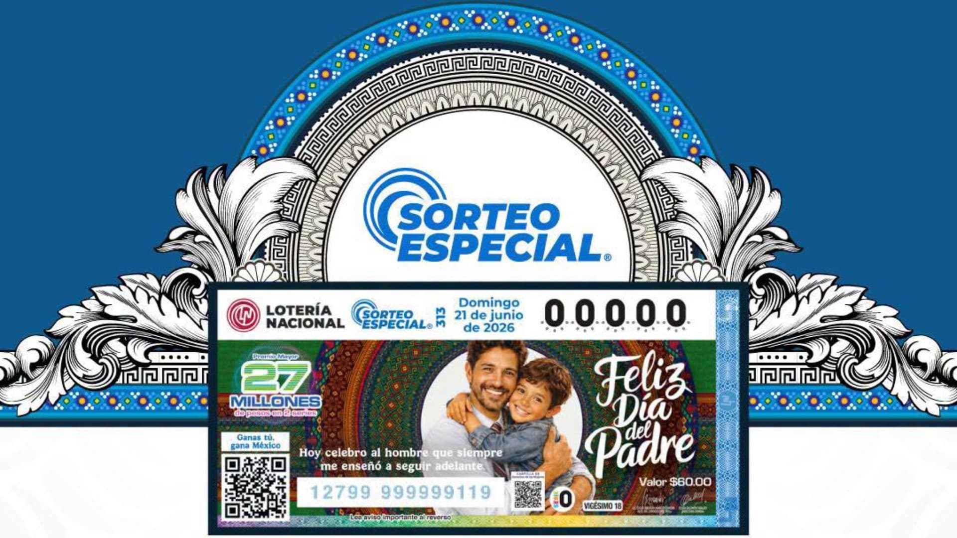 Checa Dónde Cayó Premio Mayor de Lotería Nacional 21 de Junio por el Día del Padre 2026