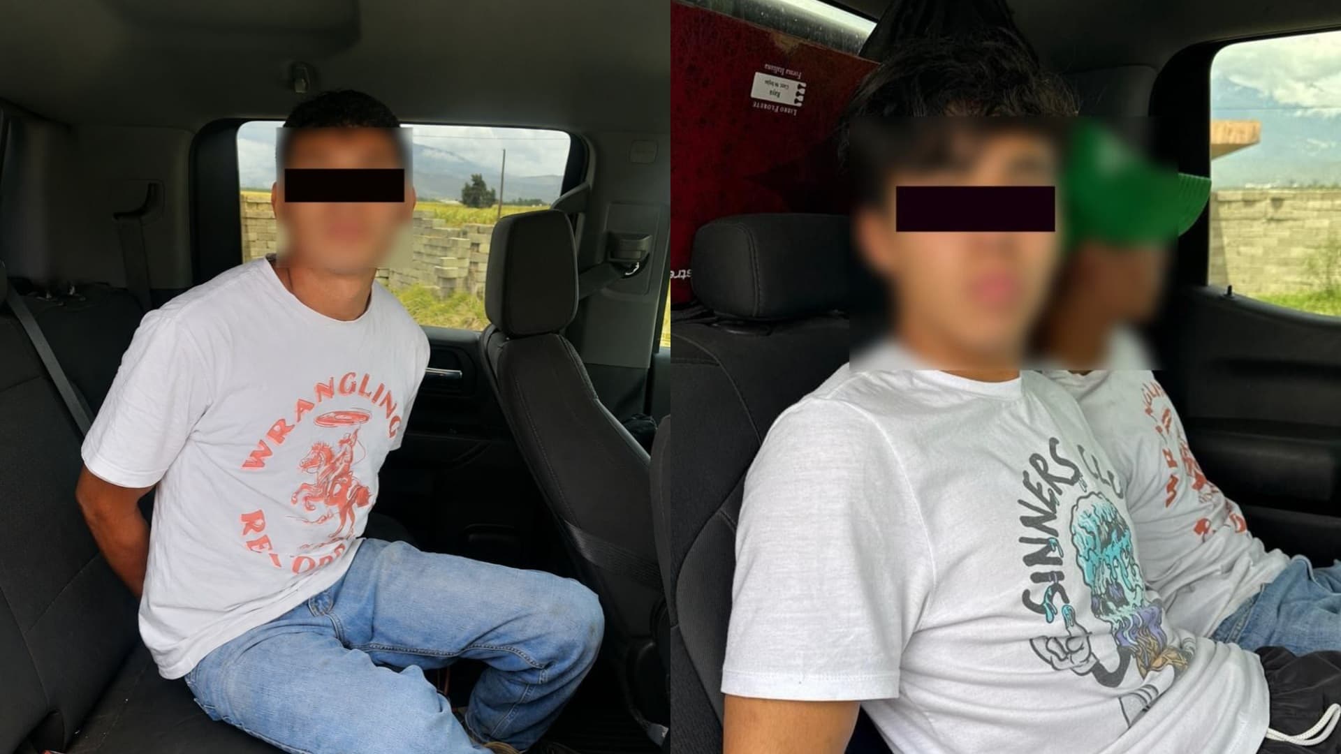 Dos detenidos por robo de vehículo en Esperanza, Puebla.