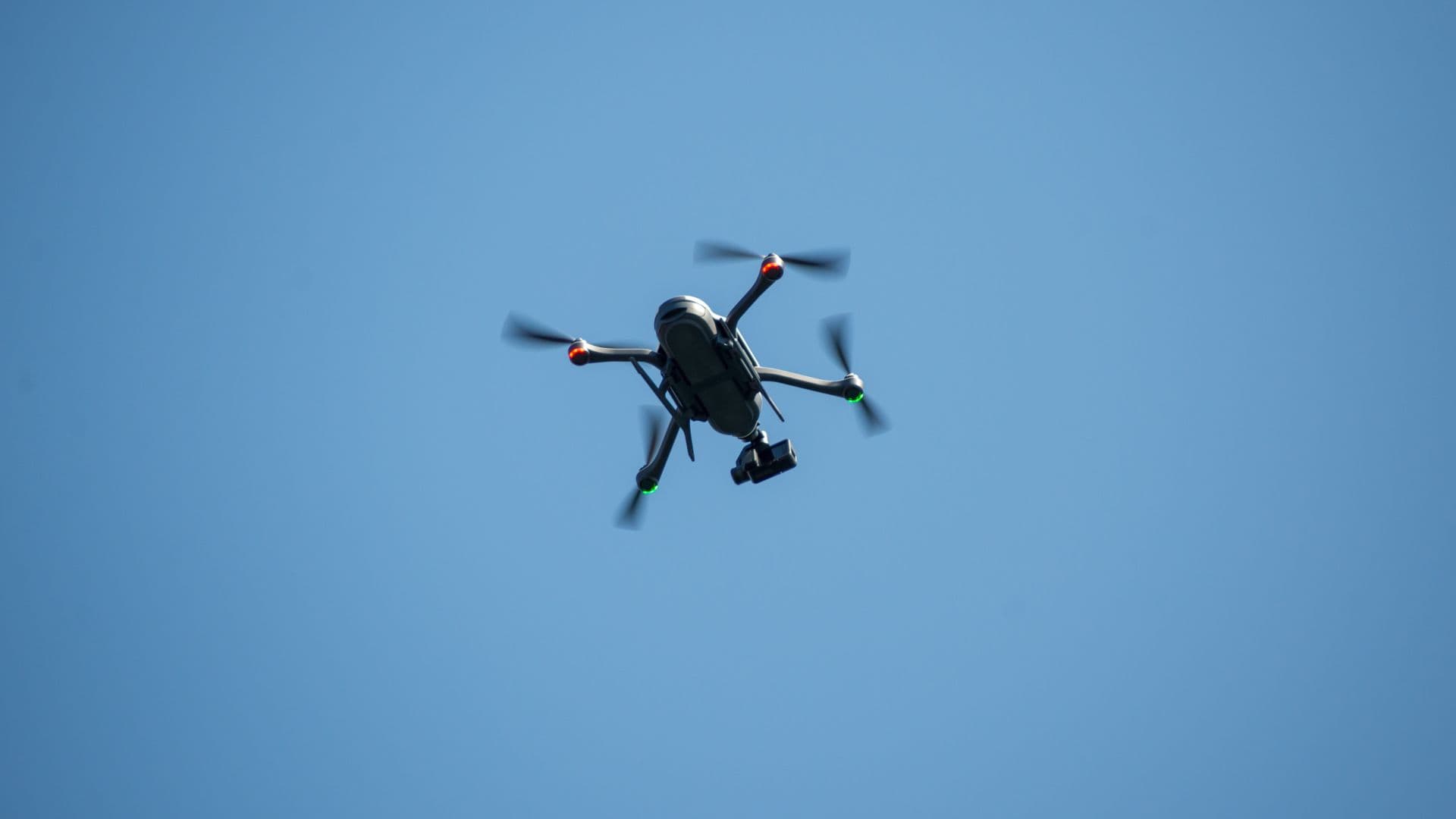 Dron durante un vuelo.