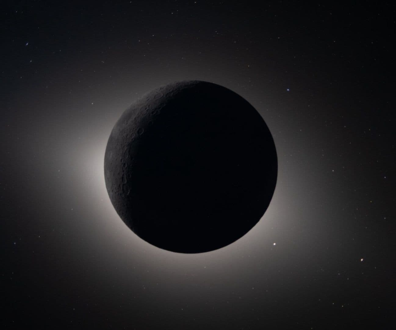 Así es un eclipse total de sol.  Foto: AP