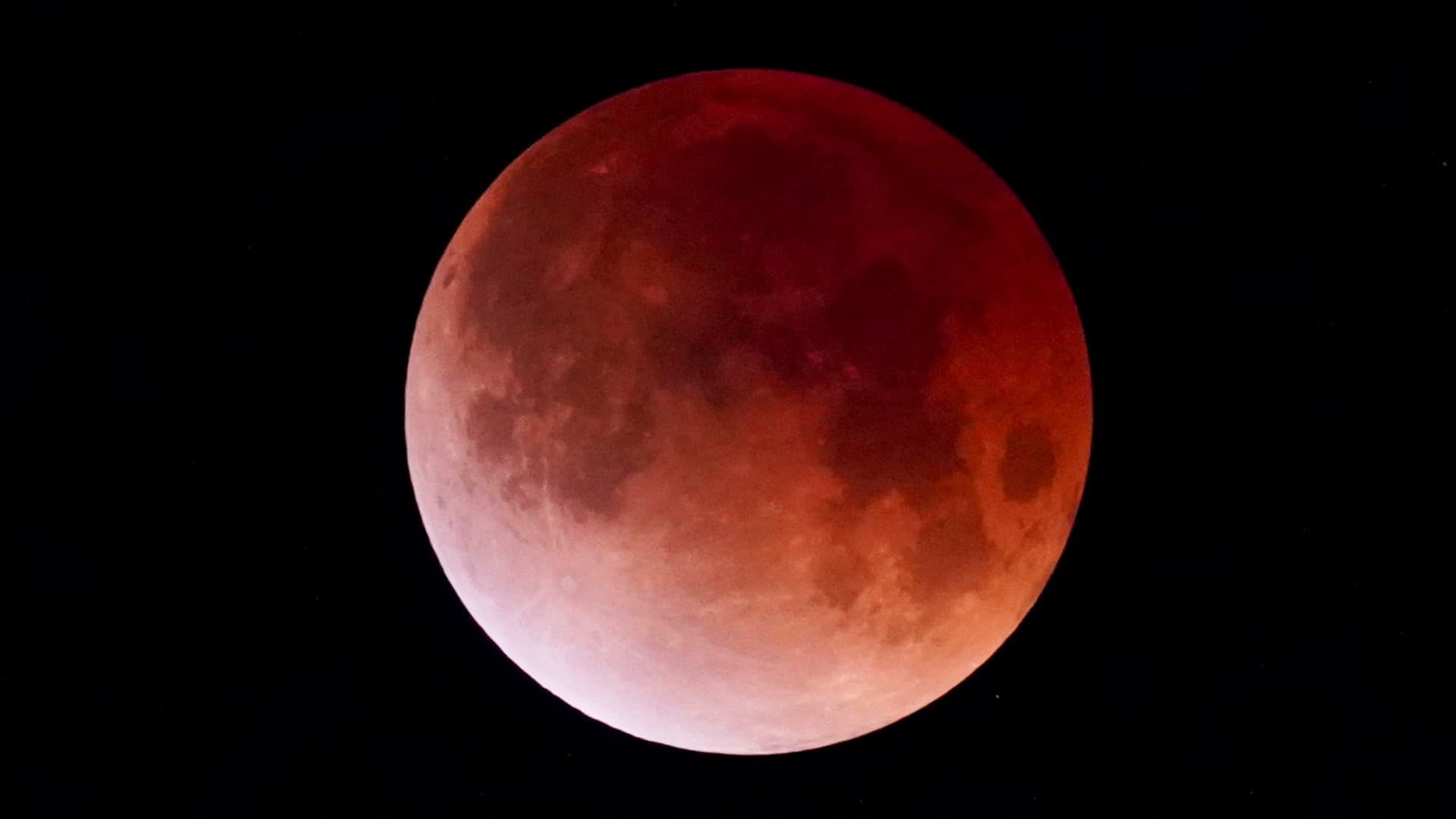 Eclipse lunar desde Mexicali