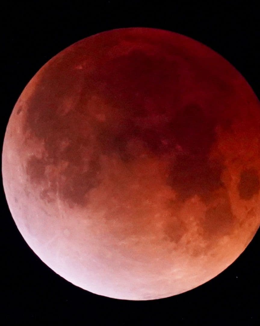 Eclipse lunar desde Mexicali