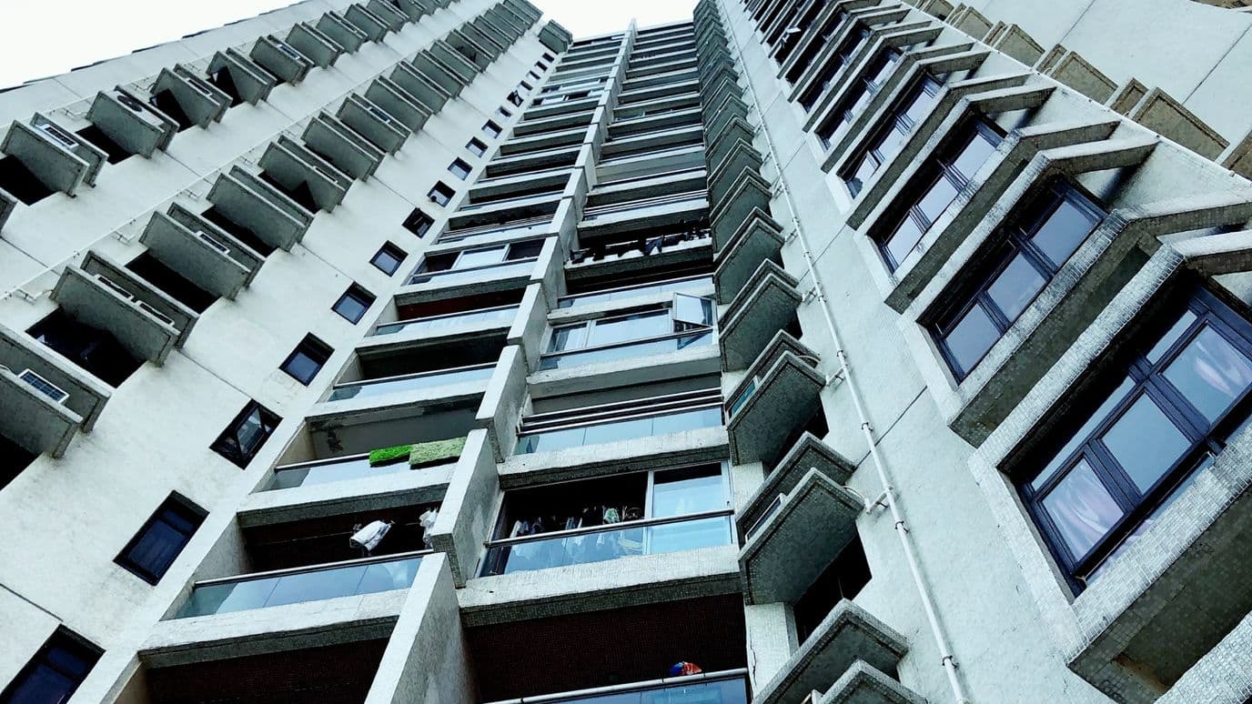 Edificio de departamentos.