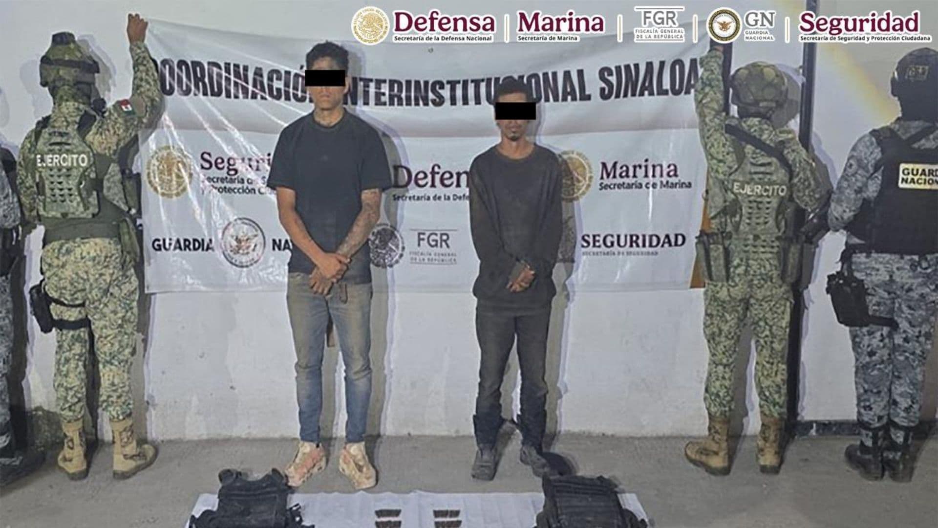 Detención de El 24, en Sinaloa