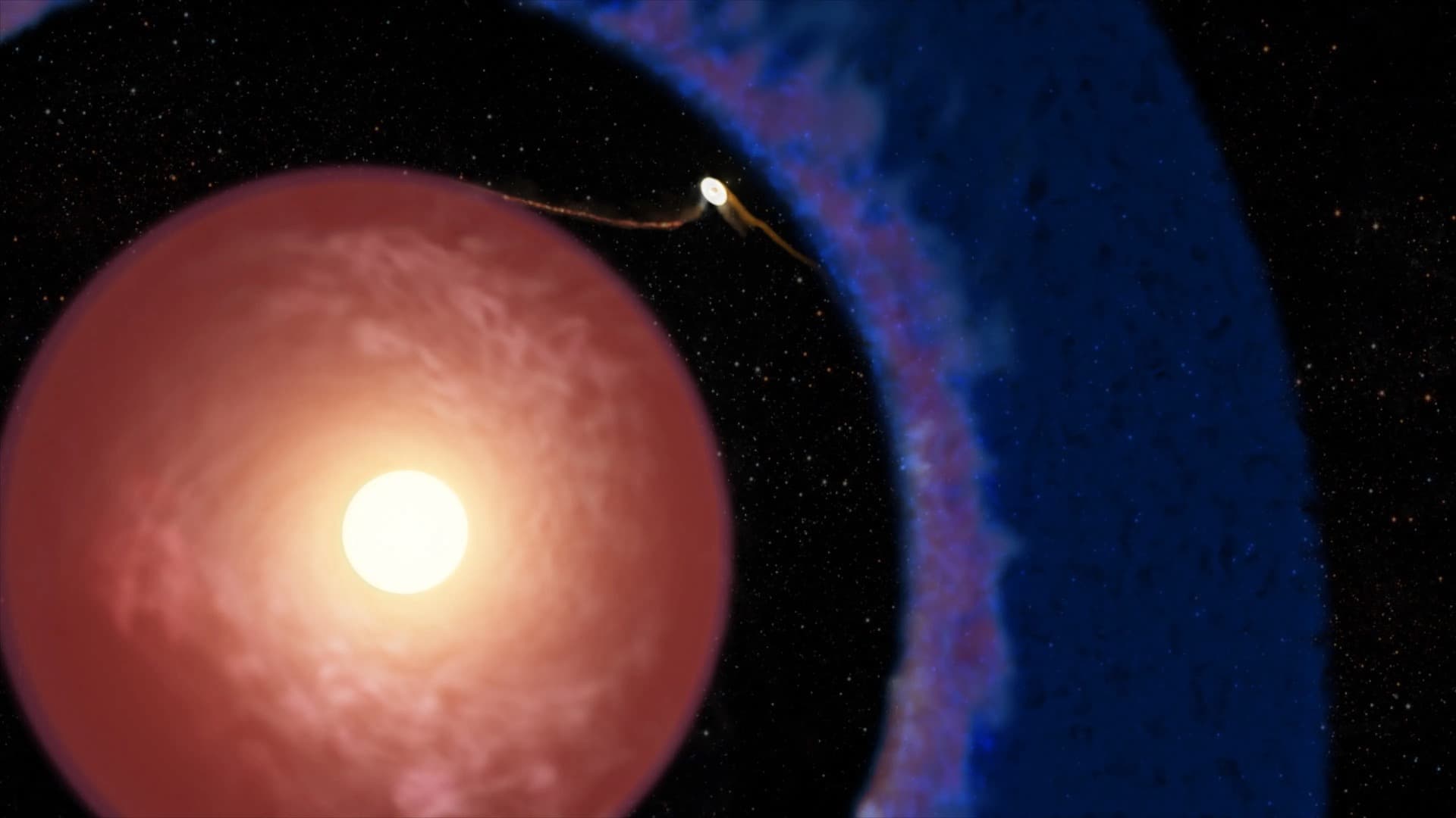 Ilustración artística de Elias 2-24b, el exoplaneta más joven conocido