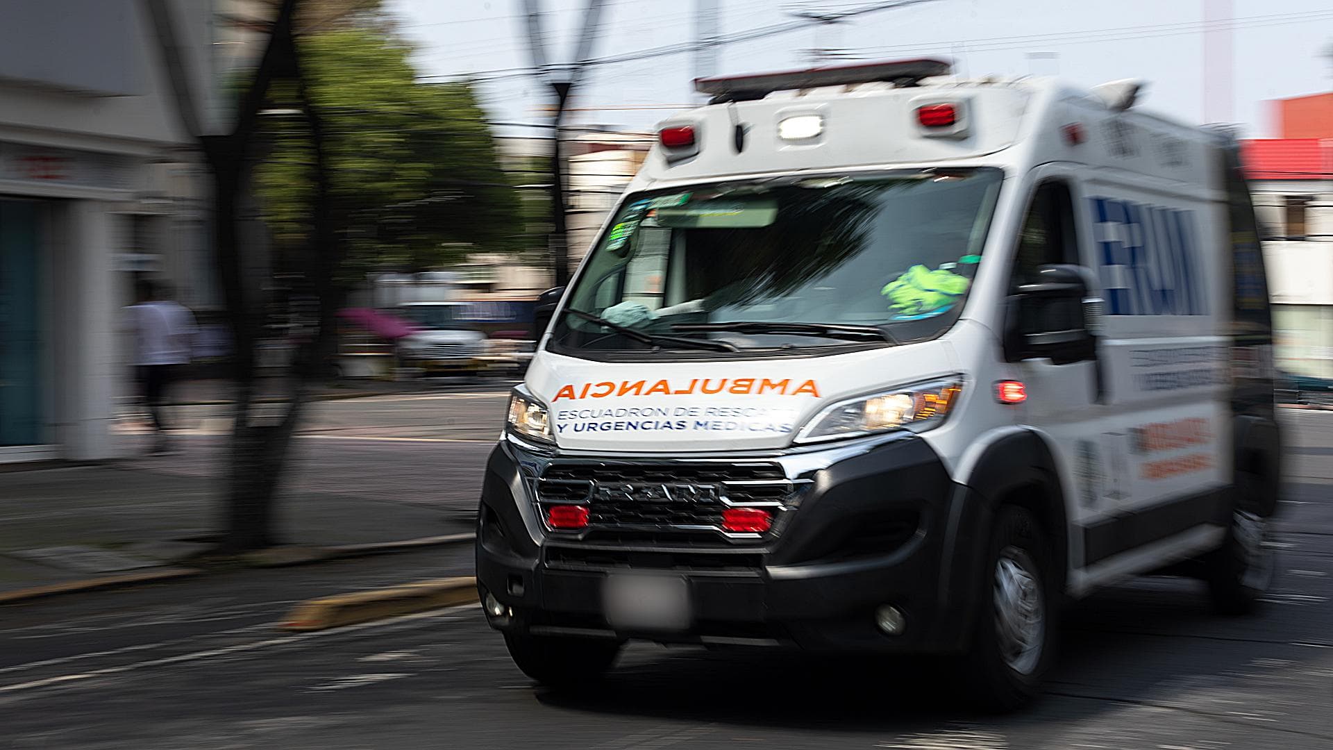 Ambulancia del ERUM en CDMX
