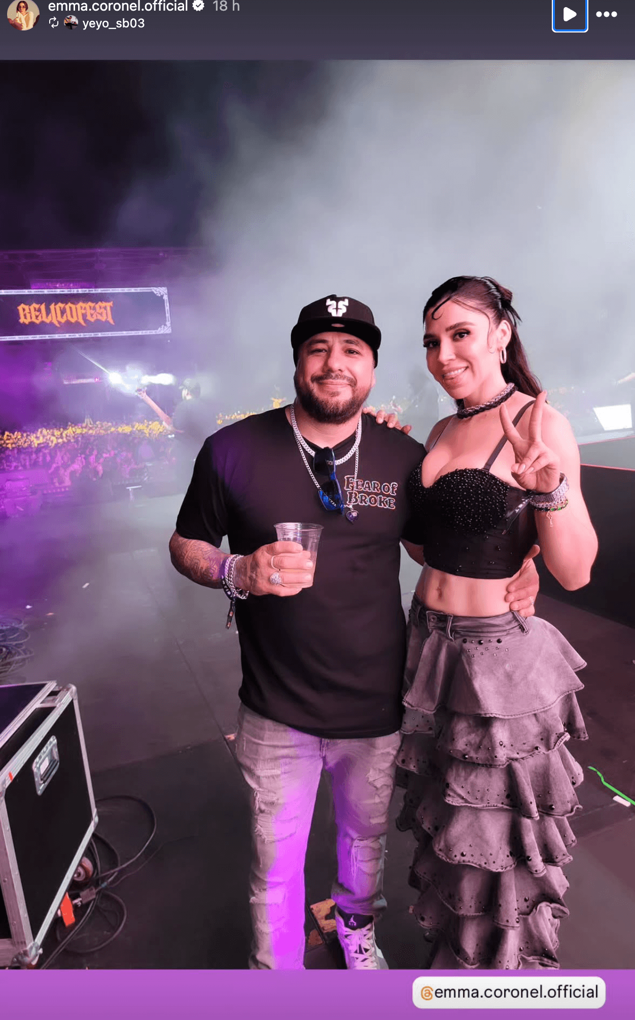 Emma Coronel en el Belicofest 2026