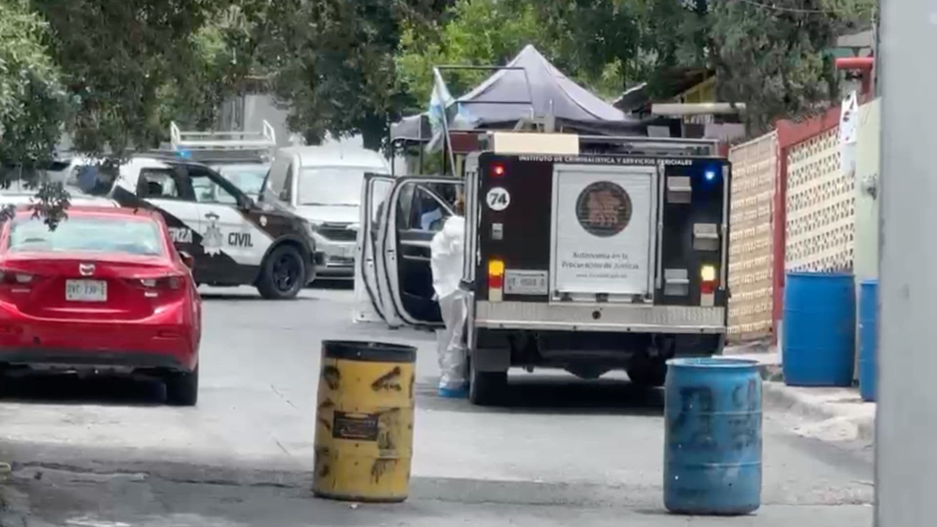 Movilización muerto en San Ángel Sur