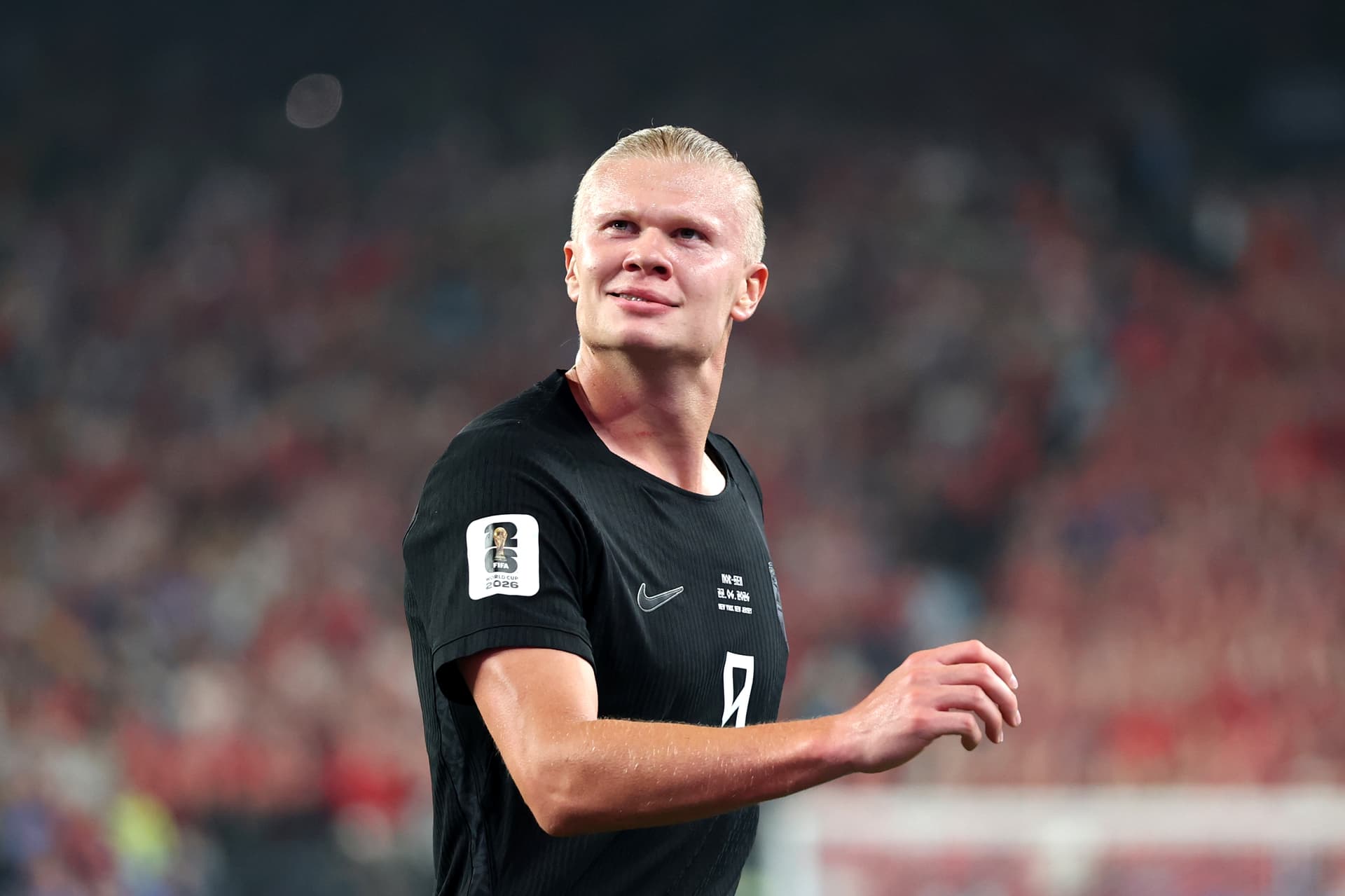 Erling Haaland durante el Noruega vs Senegal del Mundial 2026