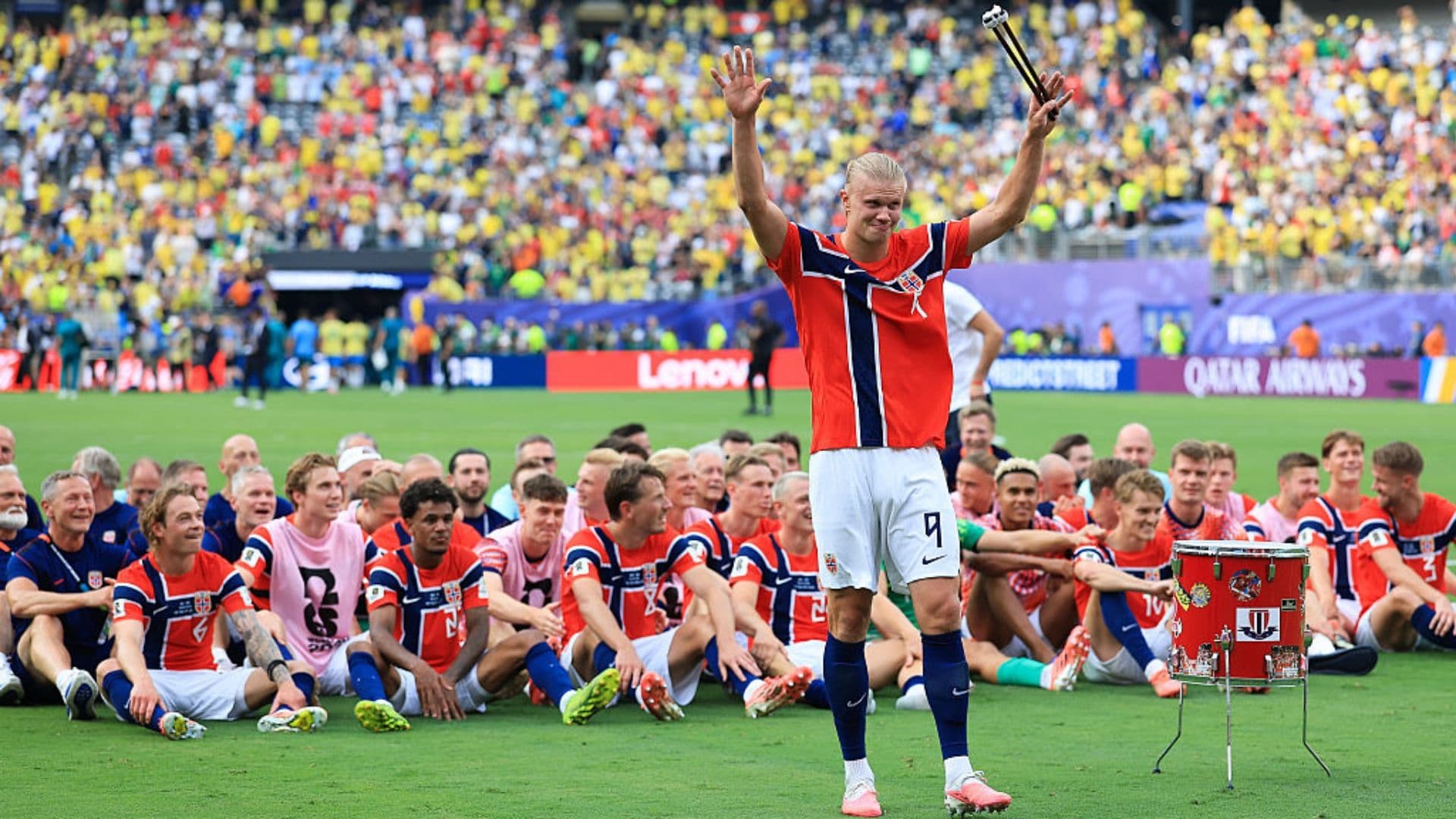 Erling Haaland, jugador de Noruega