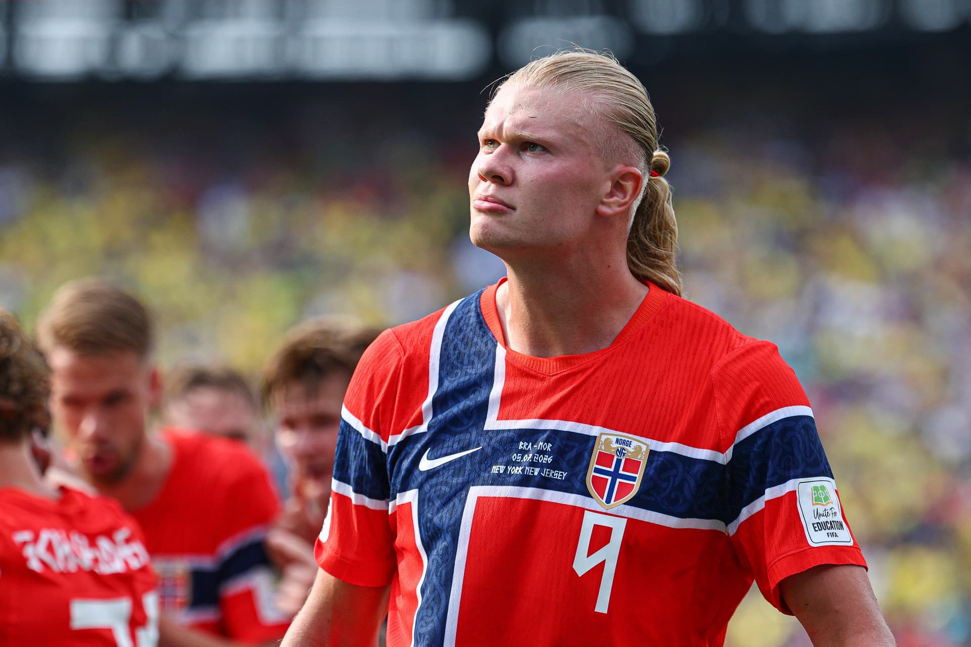 Erling Haaland, jugador de la Selección de Noruega