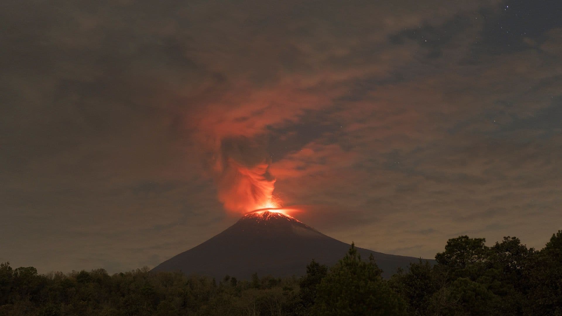 Volcán Popocatépetl en 2023