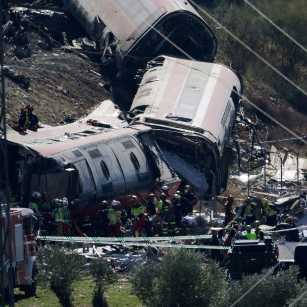 Accidente de trenes en Toledo, España