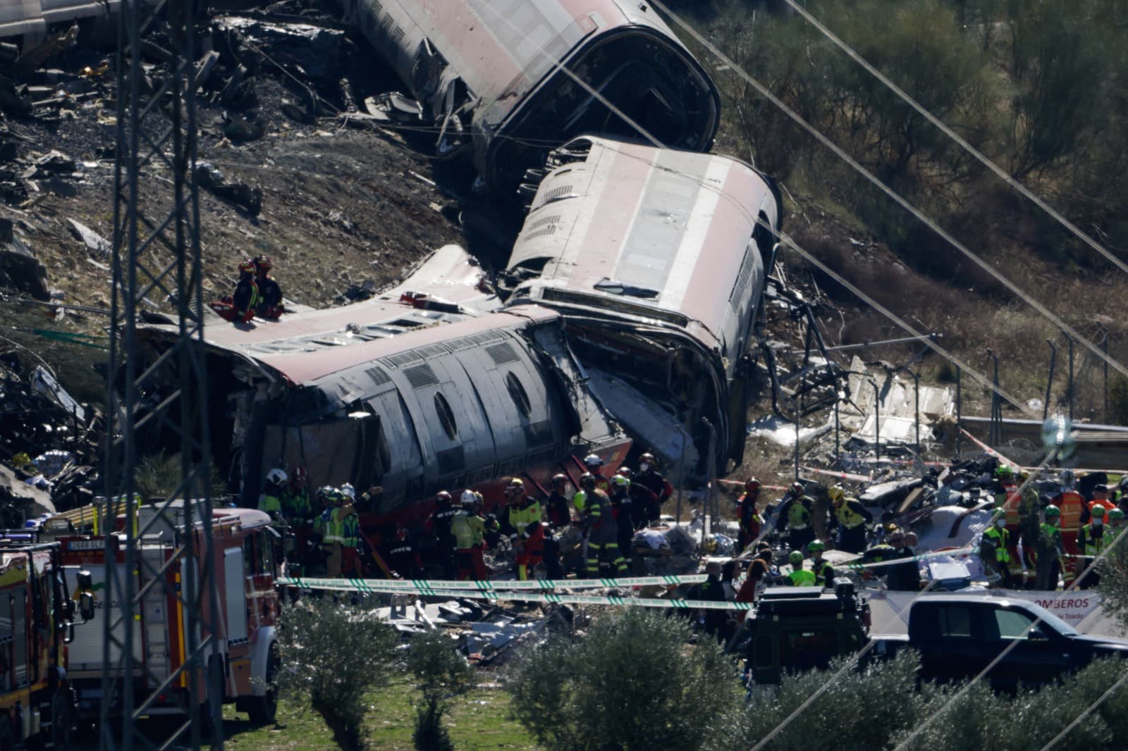Accidente de trenes en Toledo, España