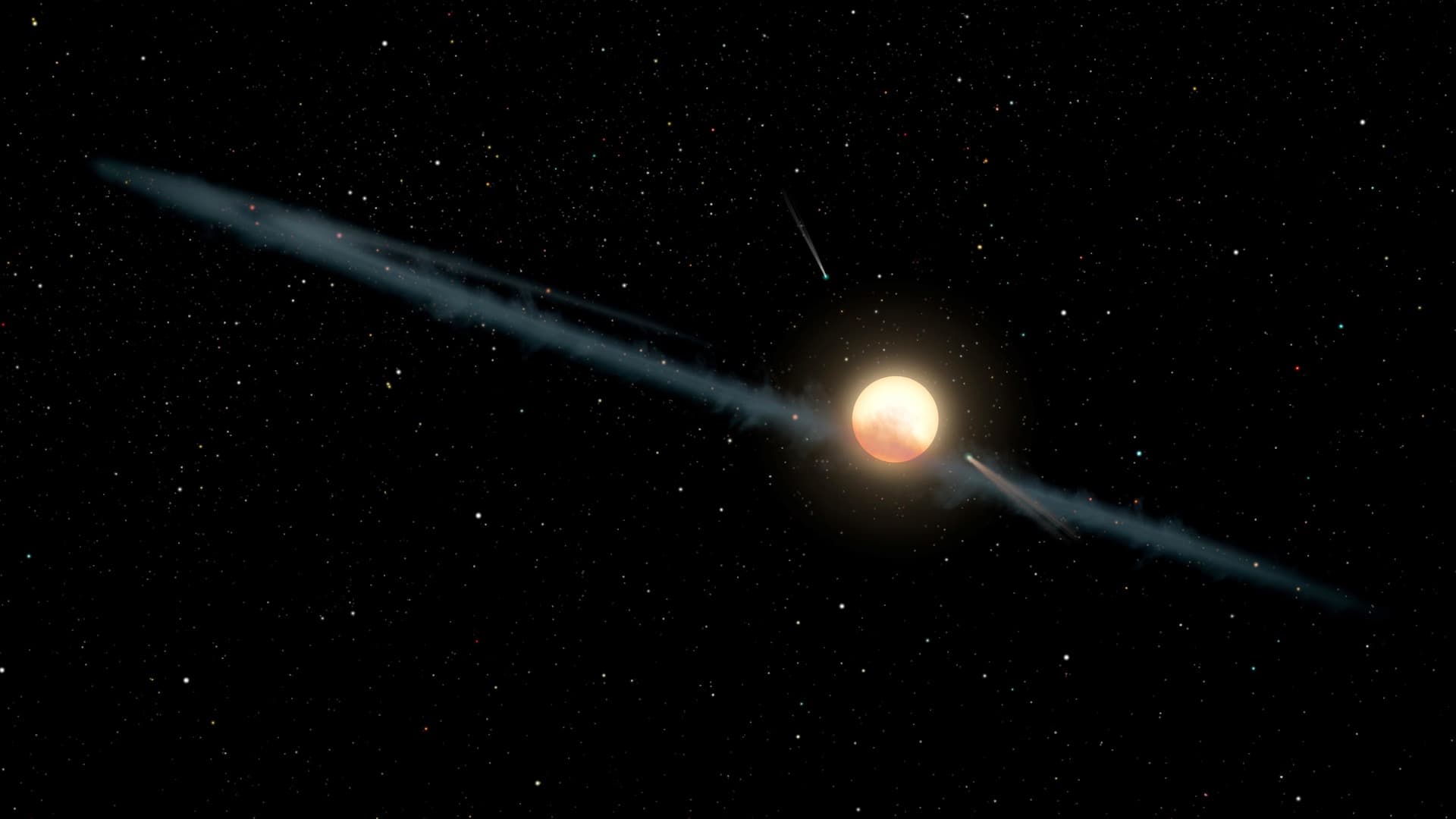 Posible nube de polvo alrededor de la estrella Tabby
