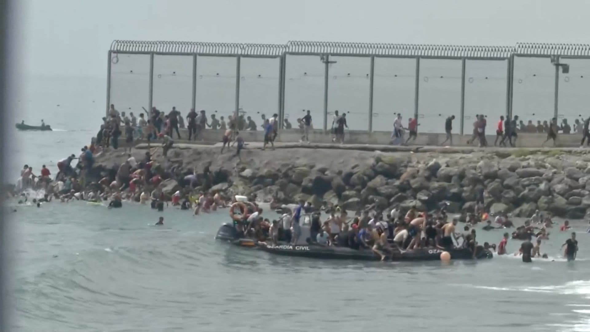 Exódo de migrantes mrroquíes a España