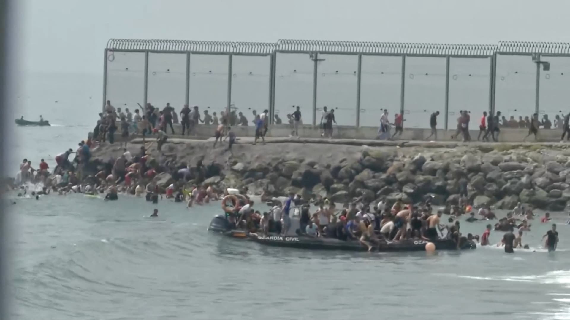Exódo de migrantes mrroquíes a España
