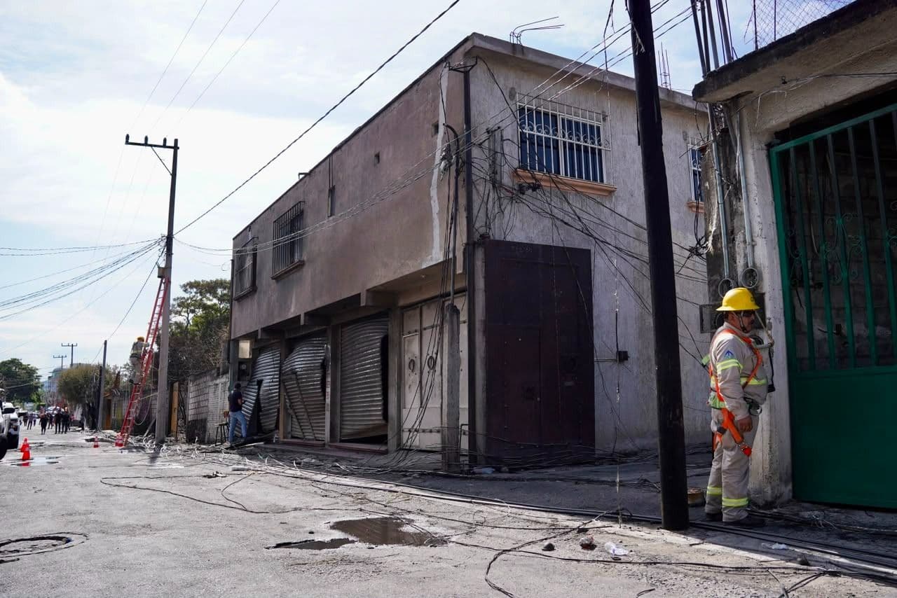 Zona afectada por explosión en Cuernavaca tras accidente de pipa, el 7 de agosto 2026.