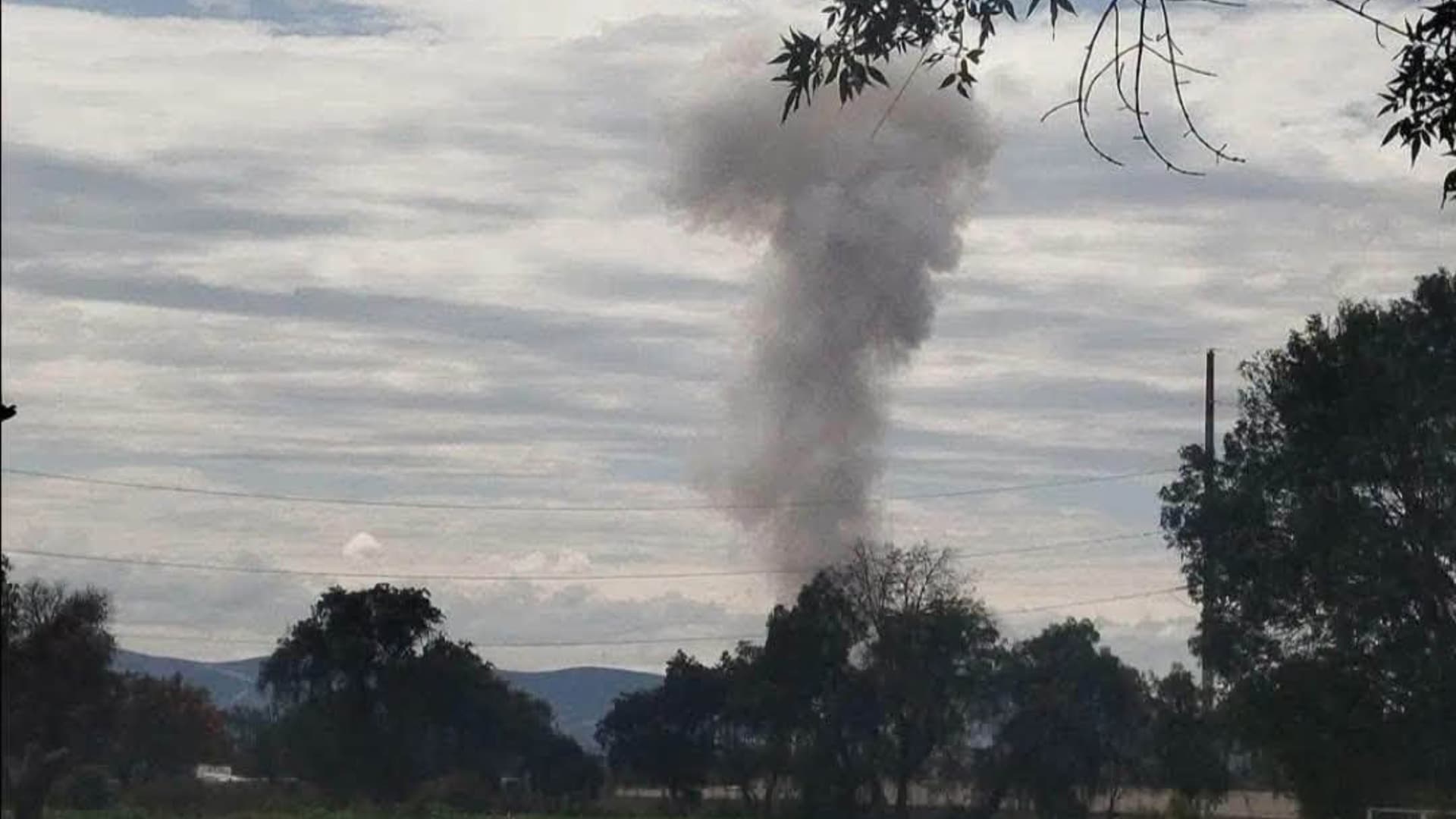 Explosión en San Miguel Zacaola provoca alarma en Santo Tomás Hueyotlipan, Puebla.