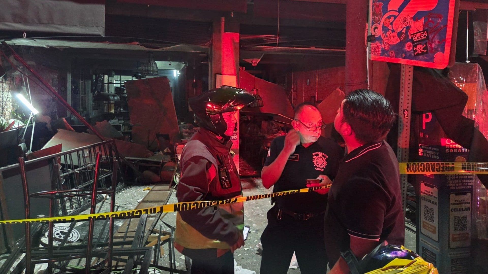 Explosión en restaurnte de la colonia Roma Norte