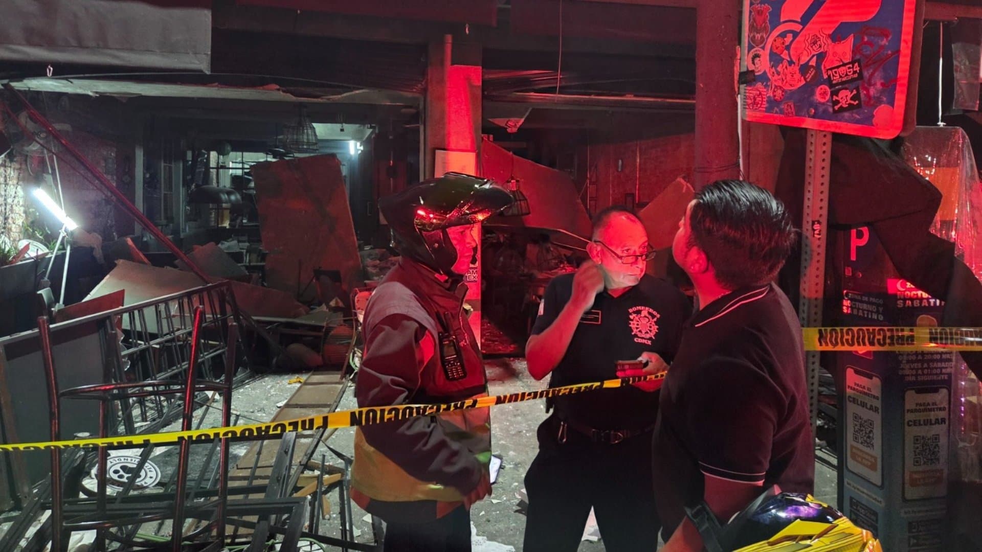 Explosión en restaurnte de la colonia Roma Norte
